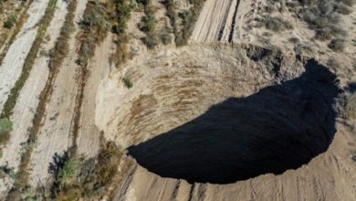 Фото - В Чили образовалась огромная дыра — никто не знает, из-за чего